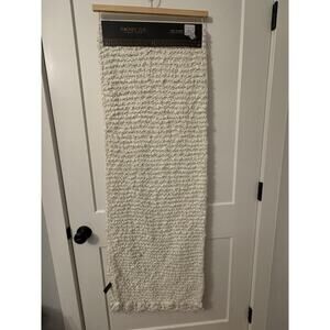 Max Studio Home Cream Table Runner 16” X 90” NWT